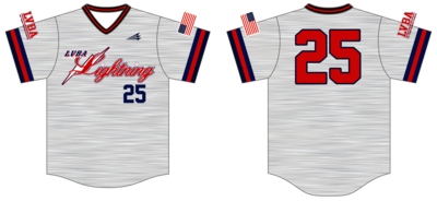LVBA Lightning Custom NanoDri Baseball Jersey #J3b