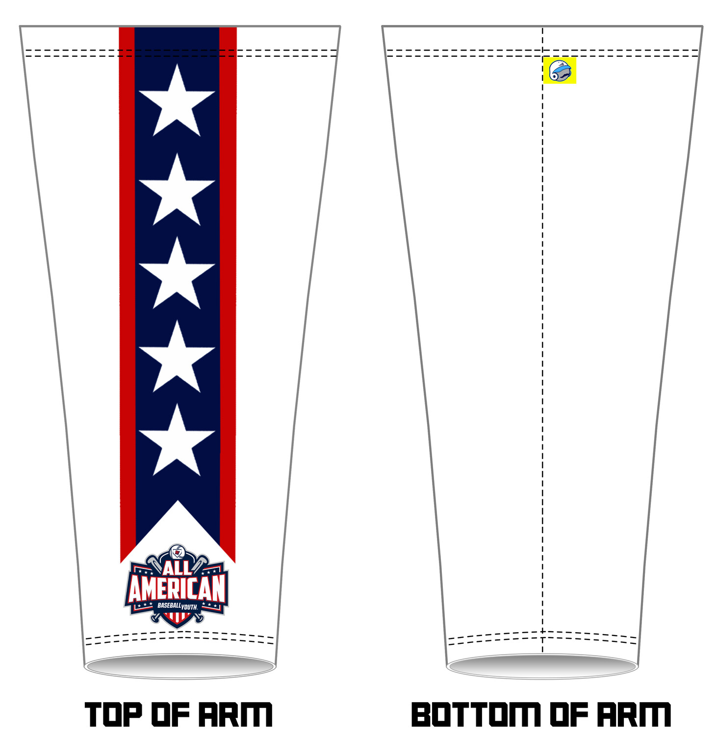 Baseball Youth All-Americans 2021/2022 Custom Arm Sleeve #AS1