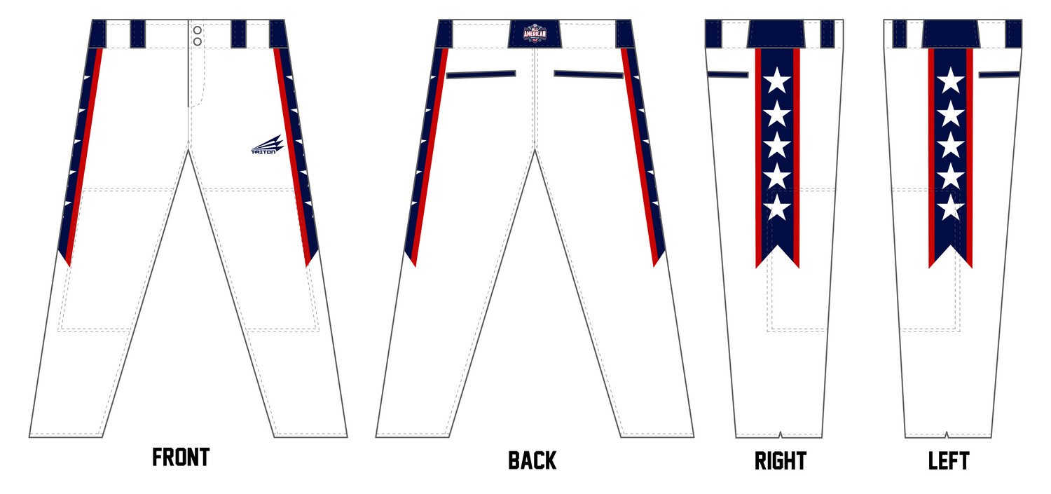 Baseball Youth All-Americans 2021/2022 Custom Long Baseball Pant #BP3