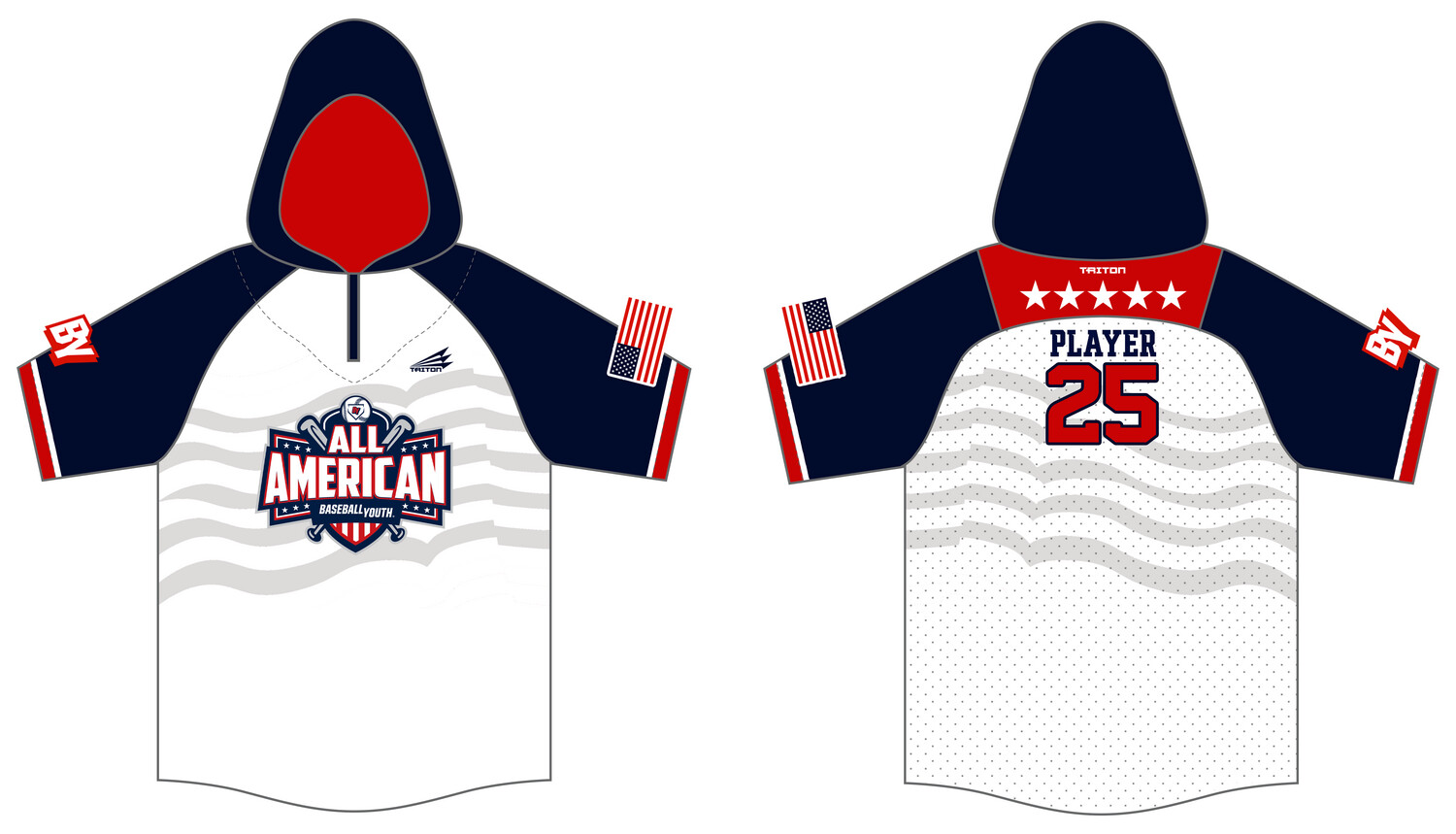 Baseball Youth All-Americans 2021/2022 Custom BP Jacket #BPJ1