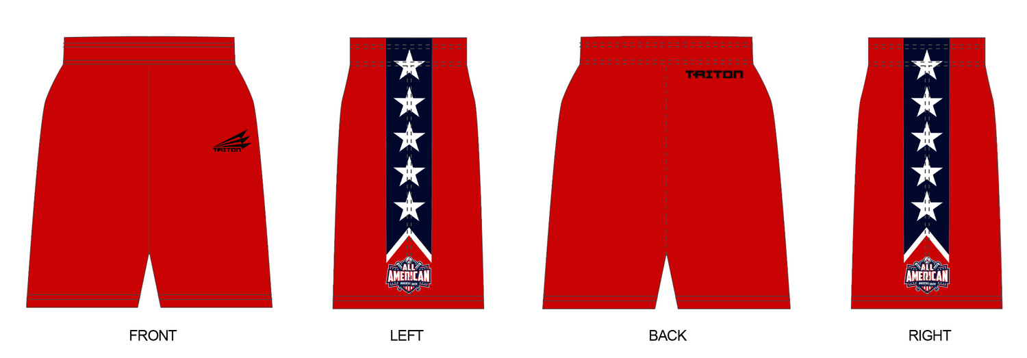 Baseball Youth All-Americans 2021/2022 Custom Revolution Pocket Shorts #RV1