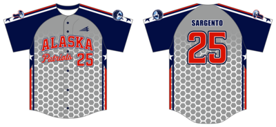 Players Edge Patriots Custom HexaFlex Baseball Jersey #J1h