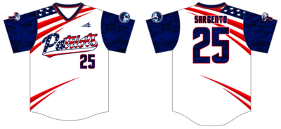 Players Edge Patriots Custom HexaFlex Baseball Jersey #J2d