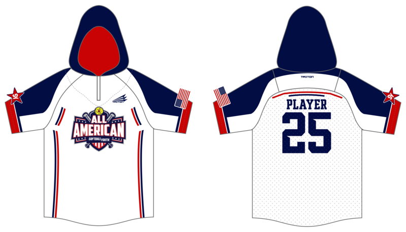 Softball Youth All-Americans 2021/2022 Custom BP Jacket #BPJ1