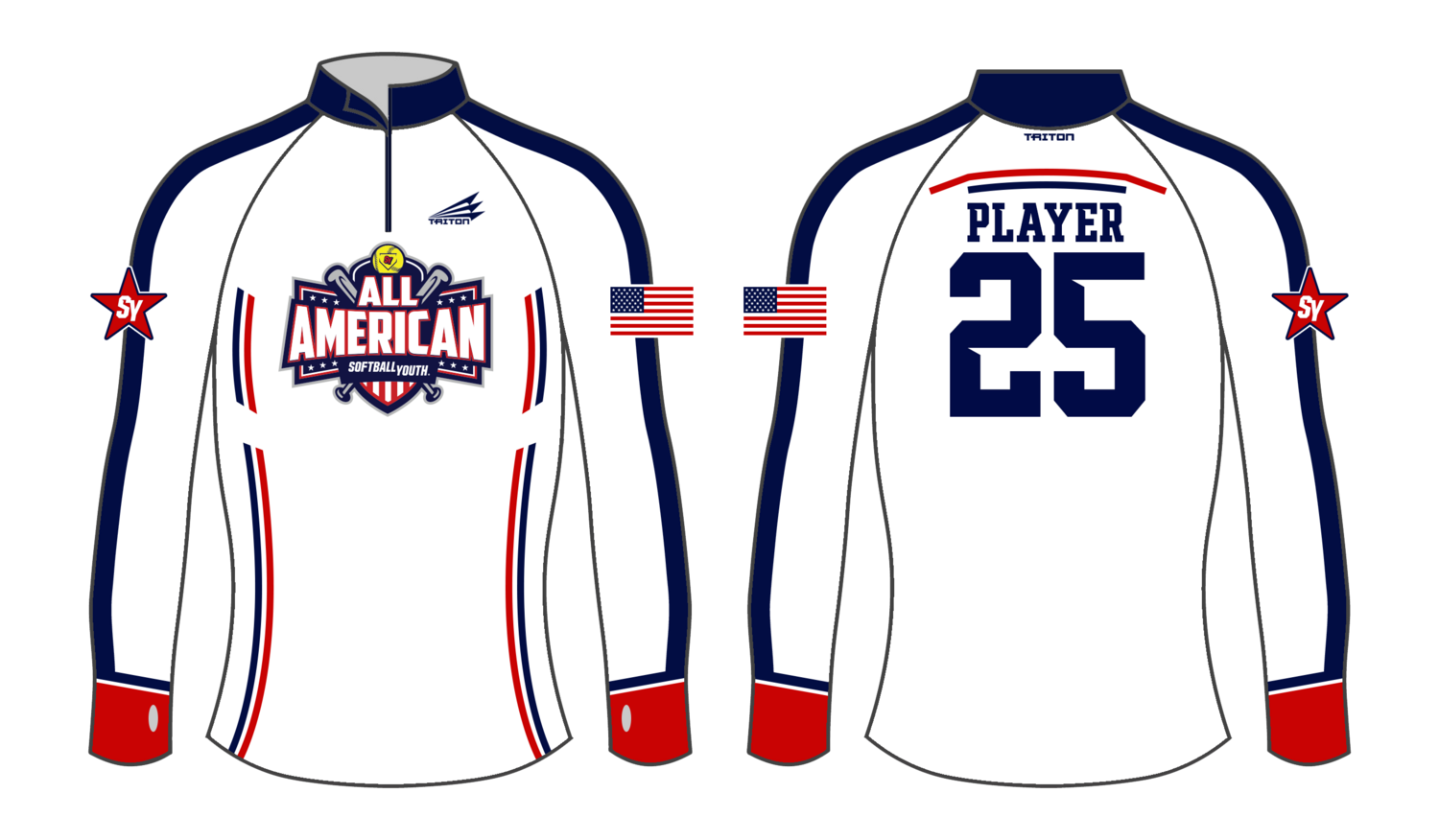 Softball Youth All-Americans 2021/2022 Custom Women&#39;s NanoZip #WNZ1