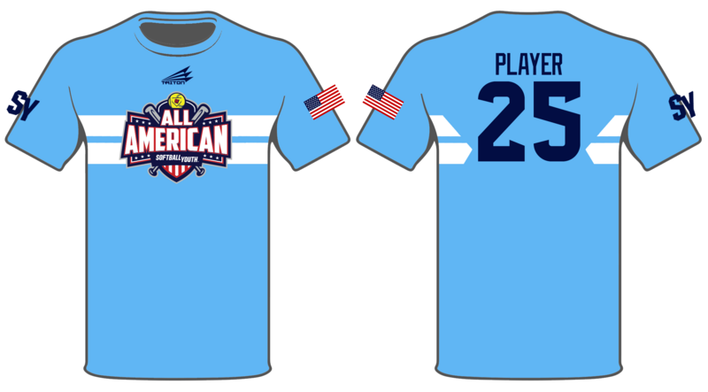 Softball Youth All-Americans 2021/2022 Custom Shortsleeve HyperTee #HT2