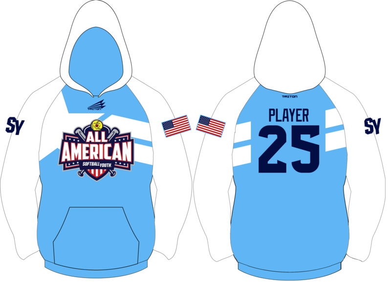 Softball Youth All-Americans 2021/2022 Custom Vulcan Hoodie #VH2