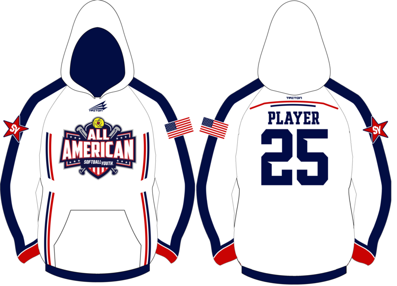 Softball Youth All-Americans 2022/2023 Custom Vulcan Hoodie #VH1