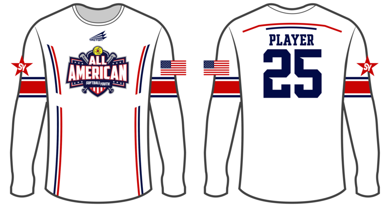 Softball Youth All-Americans 2021/2022 Custom Longsleeve HyperTee #LHT1