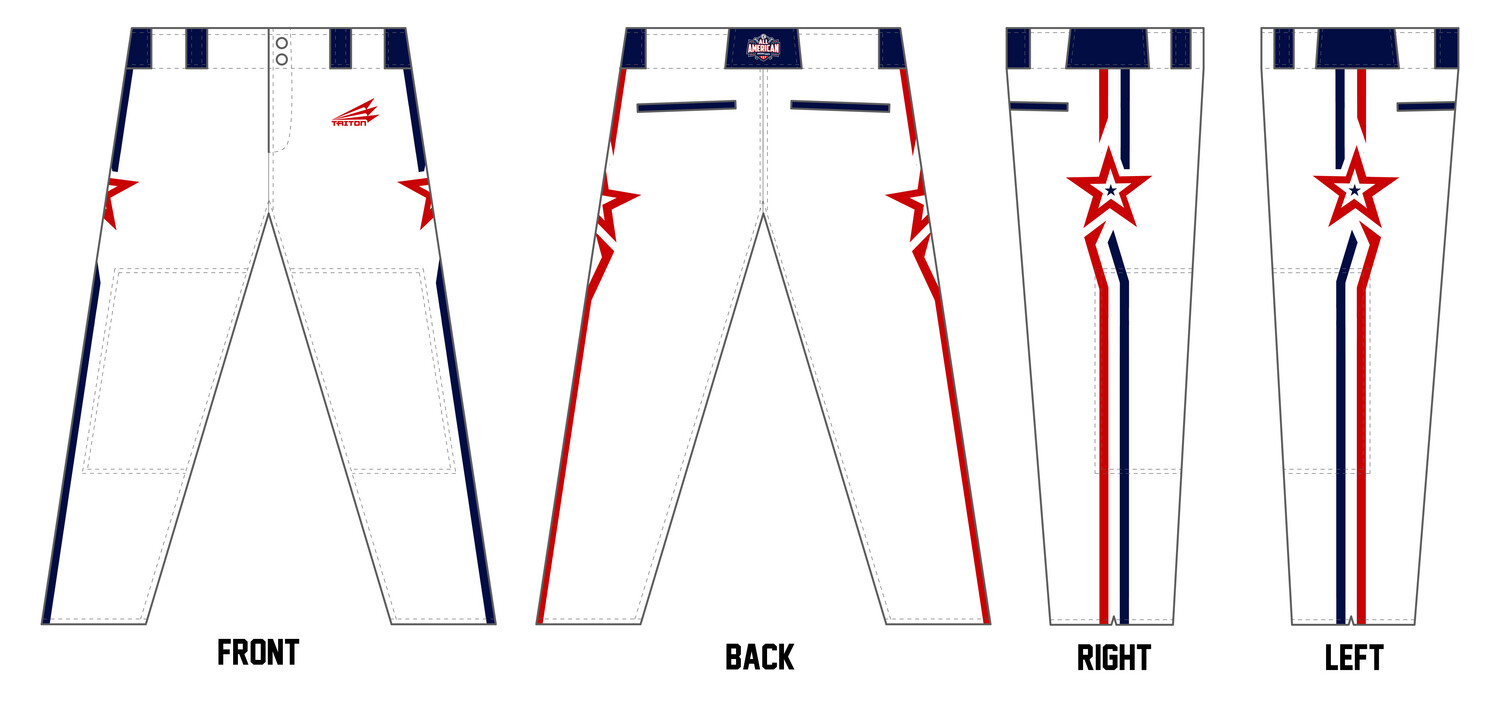 Baseball Youth All-Americans 2021/2022 Custom Long Baseball Pant #BP1