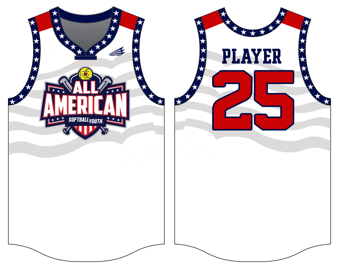 Softball Youth All-Americans Custom Fan Basketball Jersey #J3