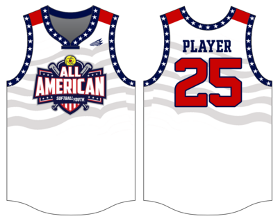 Softball Youth All-Americans Custom Fan Basketball Jersey #J3