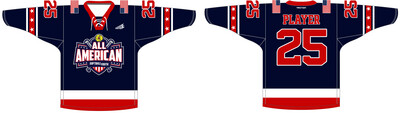 Softball Youth All-Americans Custom Hockey Fan Jersey #J2