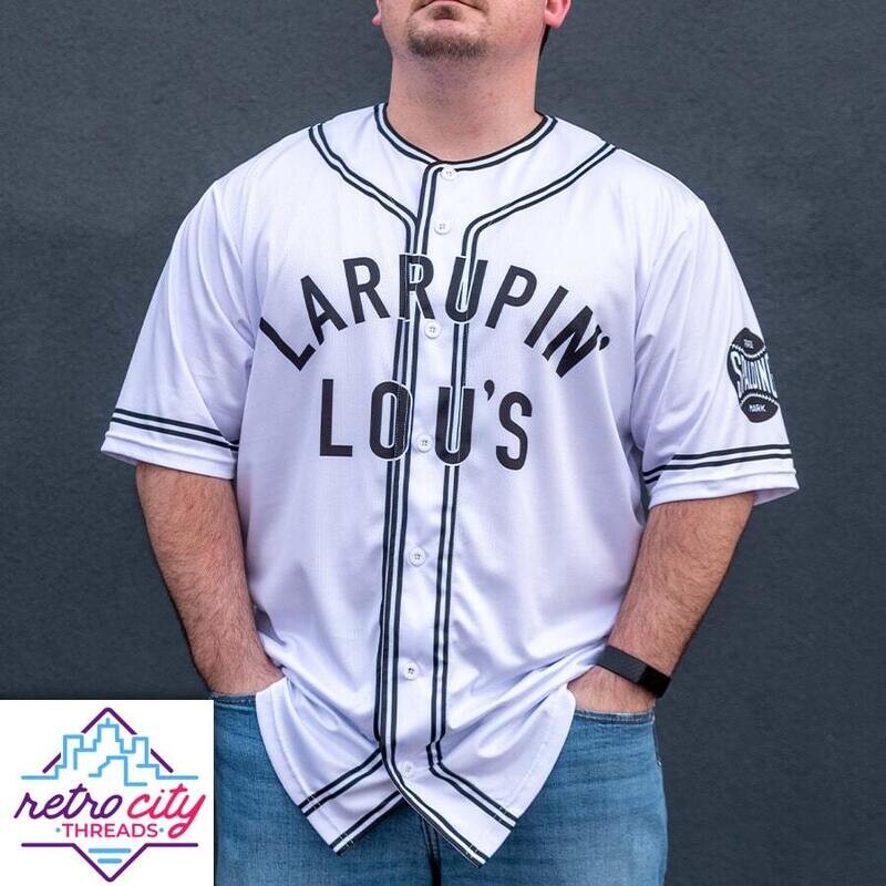 Larrupin&#39; Lous 1927 Lou Gehrig Custom Vintage Baseball Jersey