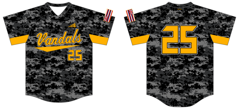 Vandals Custom HexaFlex Baseball Jersey #J1D