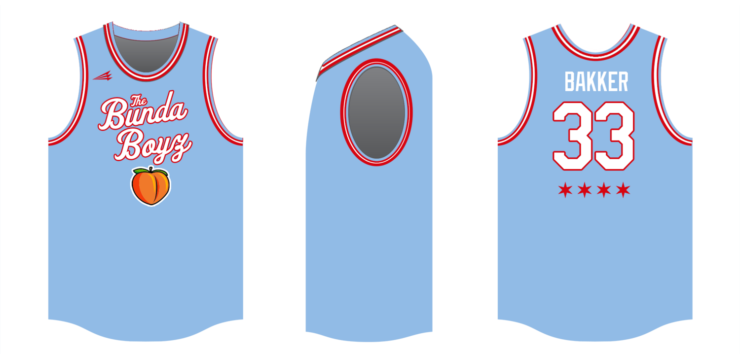 The Bunda Boyz Custom NanoDri Basketball Jersey #J3