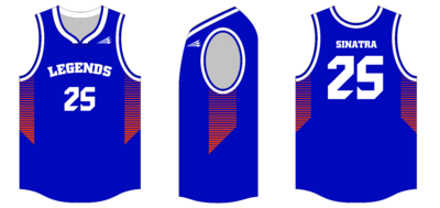 Frank Sinatra School of Arts Custom Reversible HexaFlex Basketball Jersey #J8b &amp; J9b