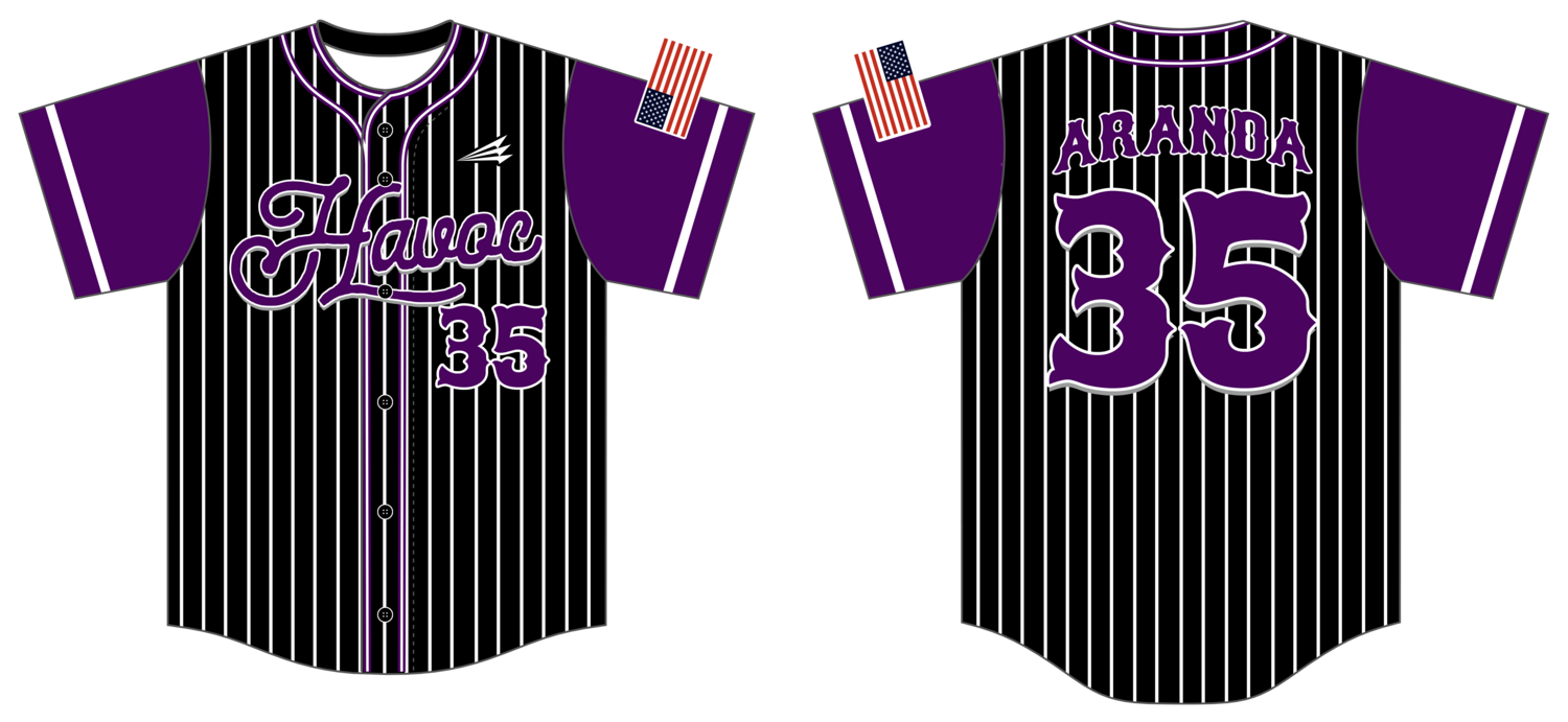 West Texas Havoc Custom NanoDri Baseball Jersey #J5