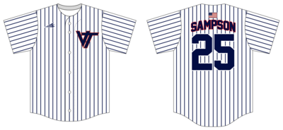 VeloTech Custom Nanodri Baseball Jersey #J1