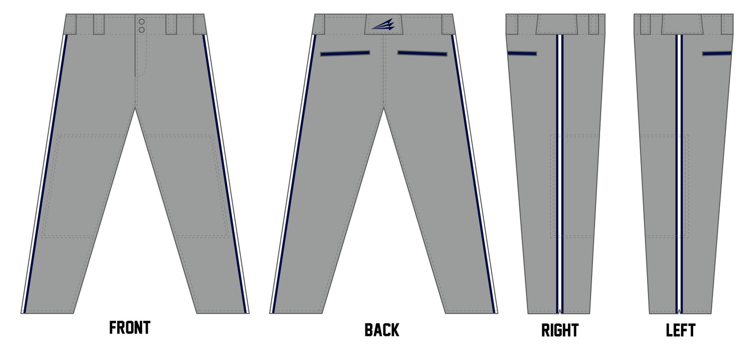 VeloTech Stacheman Elite Custom Pro-Fit Baseball Pants #BP3C