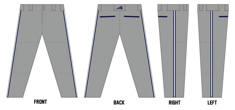 VeloTech Stacheman Elite Custom Pro-Fit Baseball Pants #BP3C