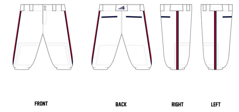 VeloTech Stacheman Elite Custom Knicker Baseball Pants #BP2B