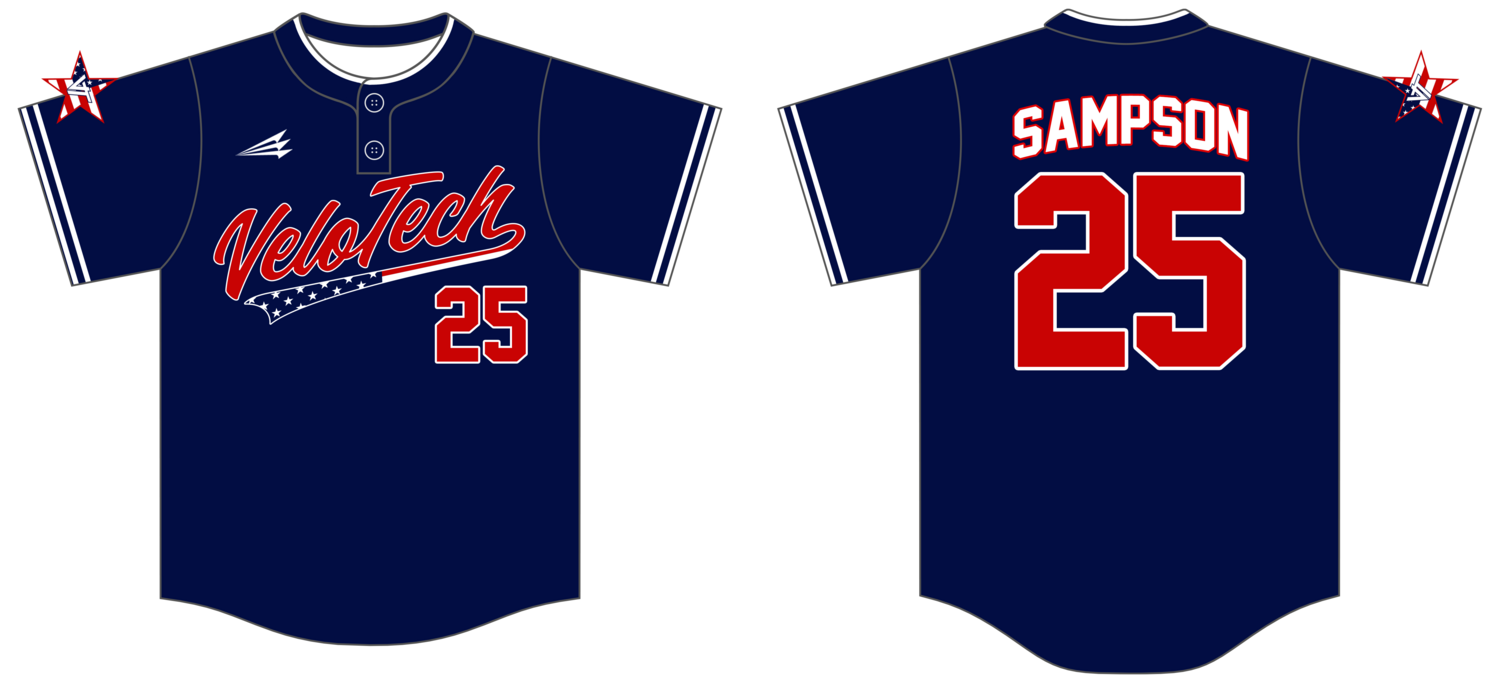VeloTech Custom Nanodri Baseball Jersey #J4
