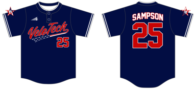 VeloTech Custom Nanodri Baseball Jersey #J4