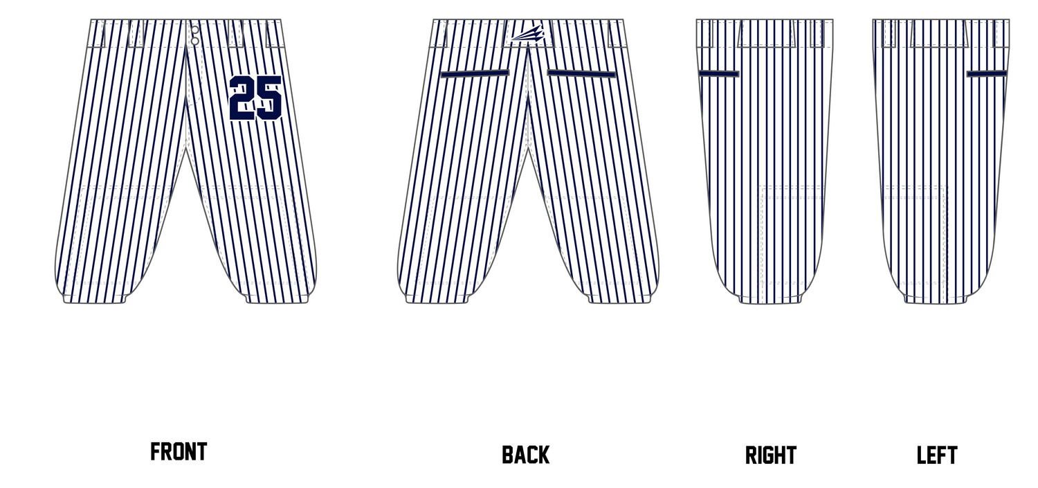 VeloTech Stacheman Elite Custom Knicker Baseball Pants #BP1B