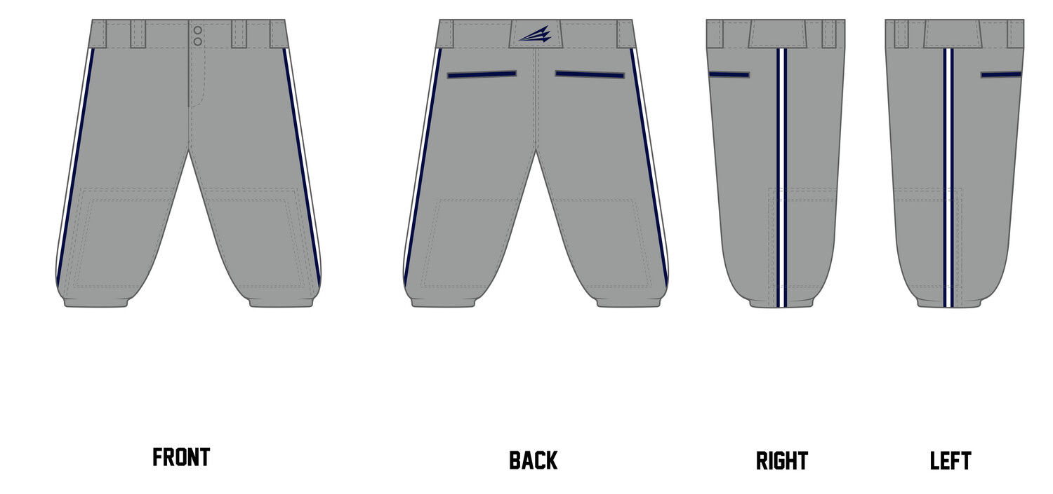 VeloTech Stacheman Elite Custom Knicker Baseball Pants #BP3B