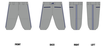 VeloTech Stacheman Elite Custom Knicker Baseball Pants #BP3B