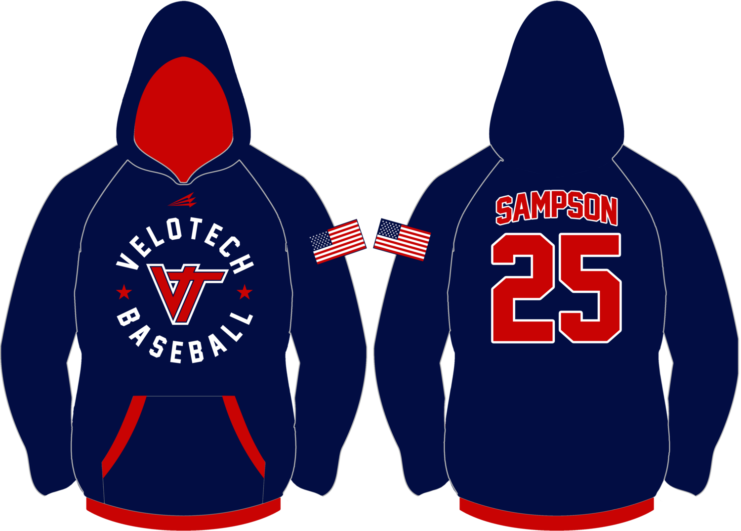 VeloTech Custom Vulcan Hoodie #VH1