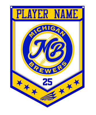 Michigan Brewers Custom Banner #CB1