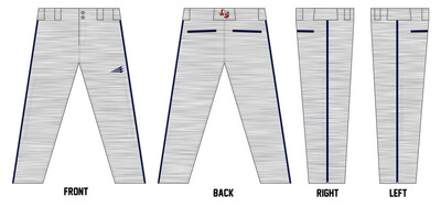 Lonestars (Garza) Stacheman Elite Custom Long Baseball Pants #BP4
