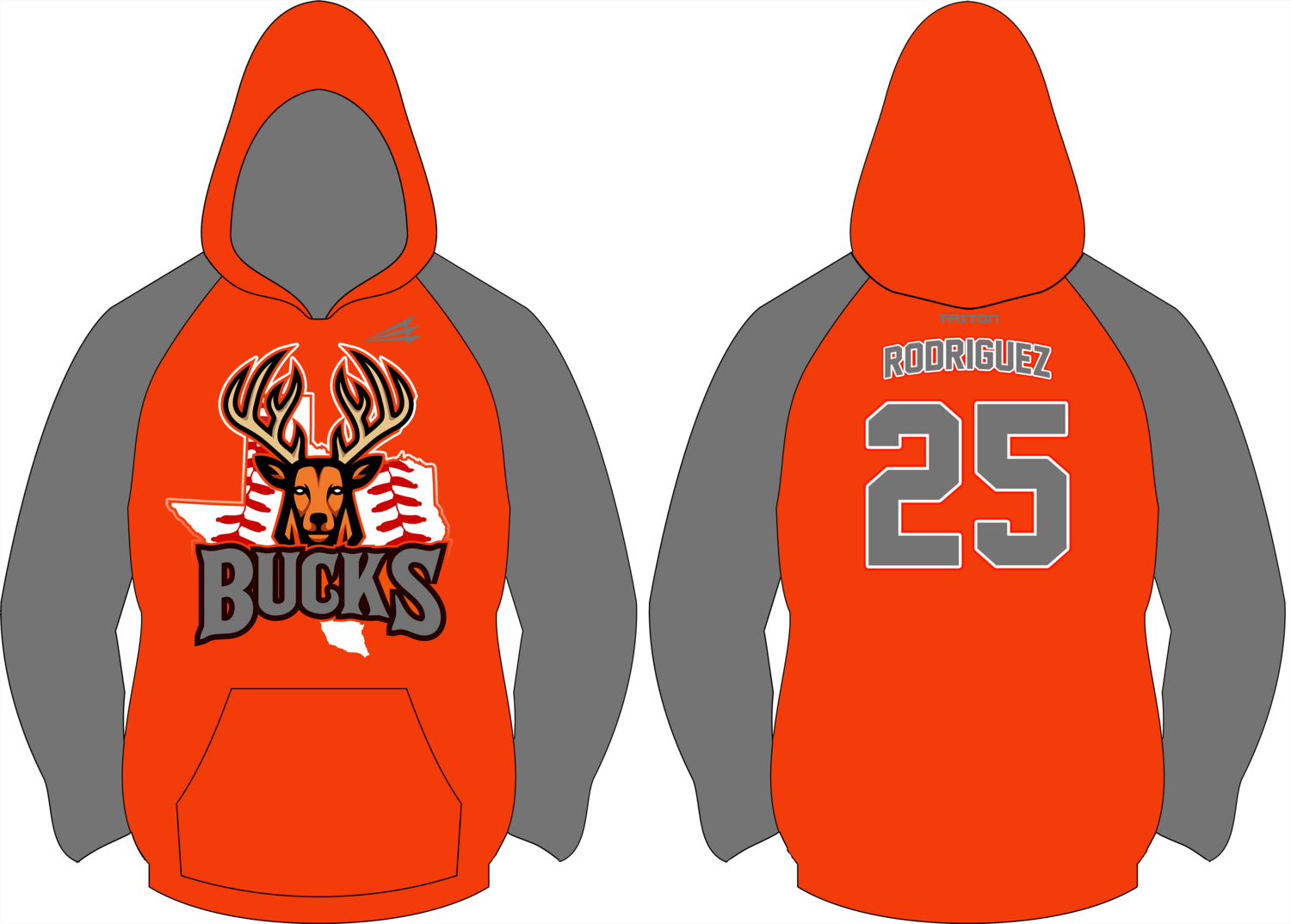 South Texas Bucks Custom Vulcan Hoodie #VH1B