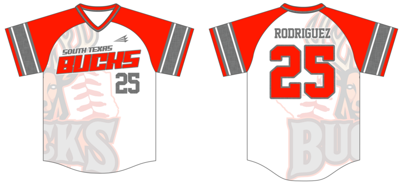 South Texas Bucks Custom HexaFlex Baseball Jersey #J4