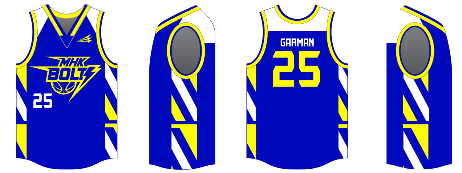 Boltz Basketball Custom Reversible NanoDri Jersey #J1d &amp; J1e