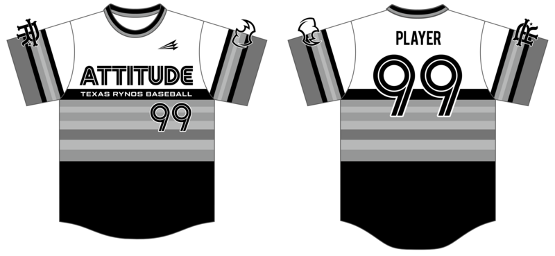 Texas Rynos Custom HexaFlex Baseball Jersey #J6B