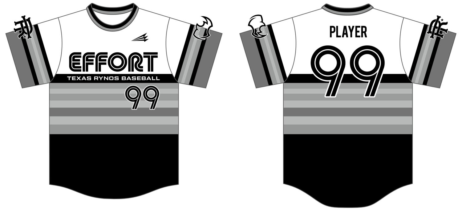 Texas Rynos Custom HexaFlex Baseball Jersey #J5B