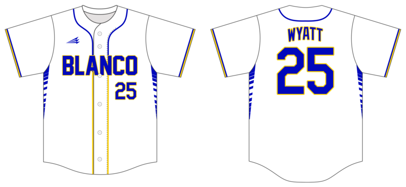 Blanco Custom HexaFlex Baseball Jersey #J2B