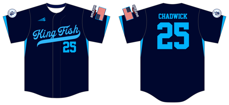 Kingfish Custom MATERIAL Baseball Jersey #J2B