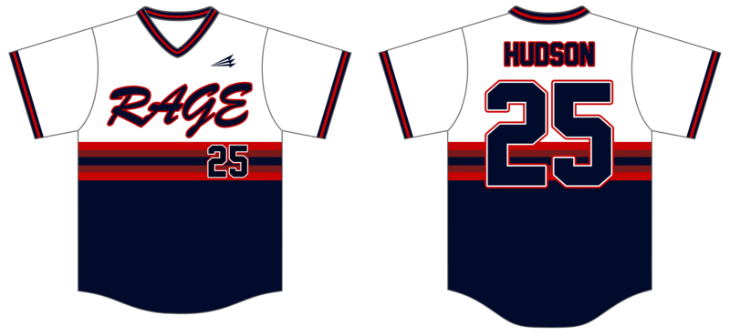 Western Tidewater Rage Custom NanoDri Baseball Jersey #J9