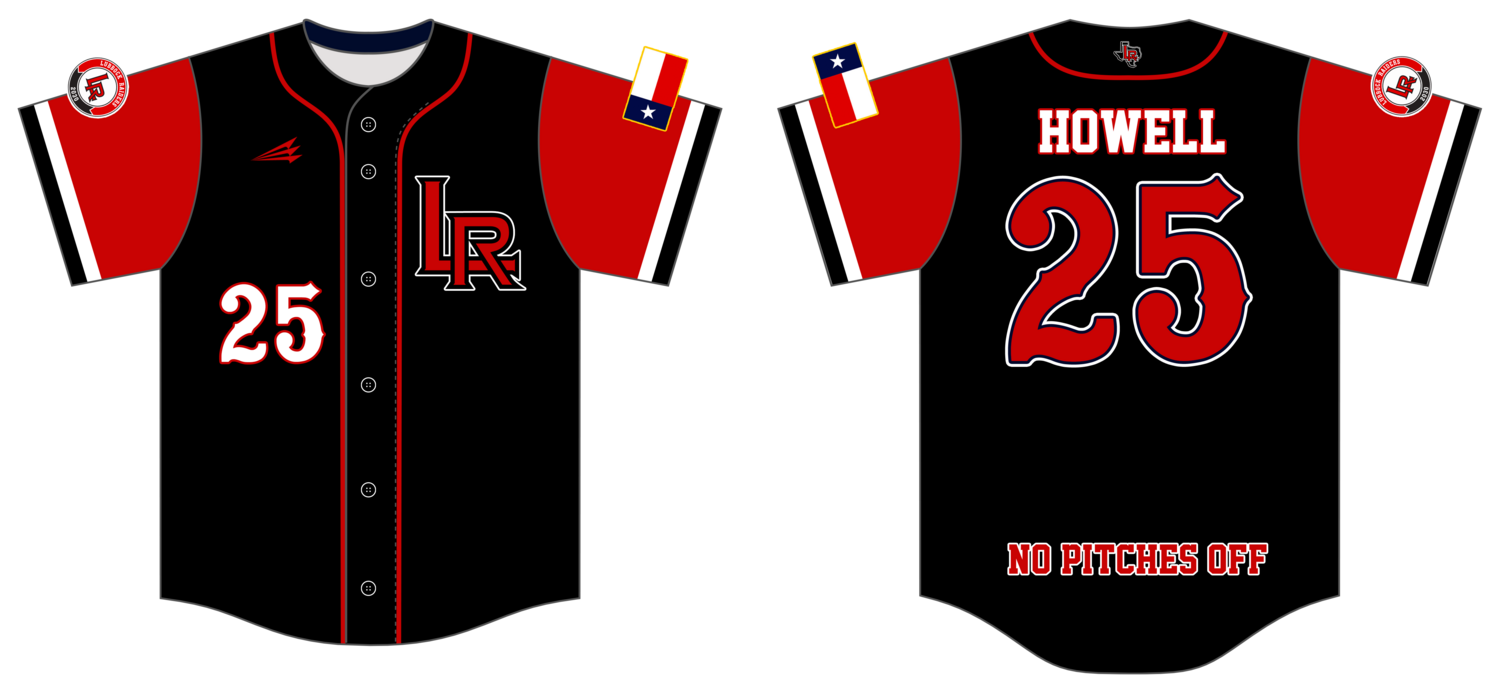 Lubbock Raiders Custom HexaFlex Baseball Jersey #J37c