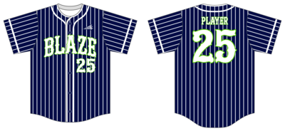 Blaze Custom NanoDri Baseball Jersey #J4