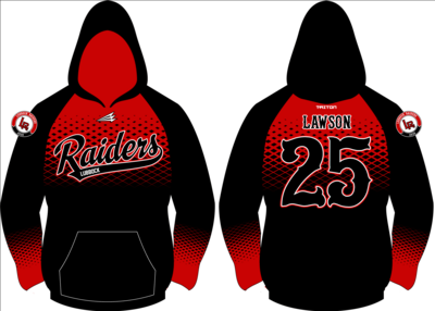 Lubbock Raiders Custom Vulcan Hoodie #VH5