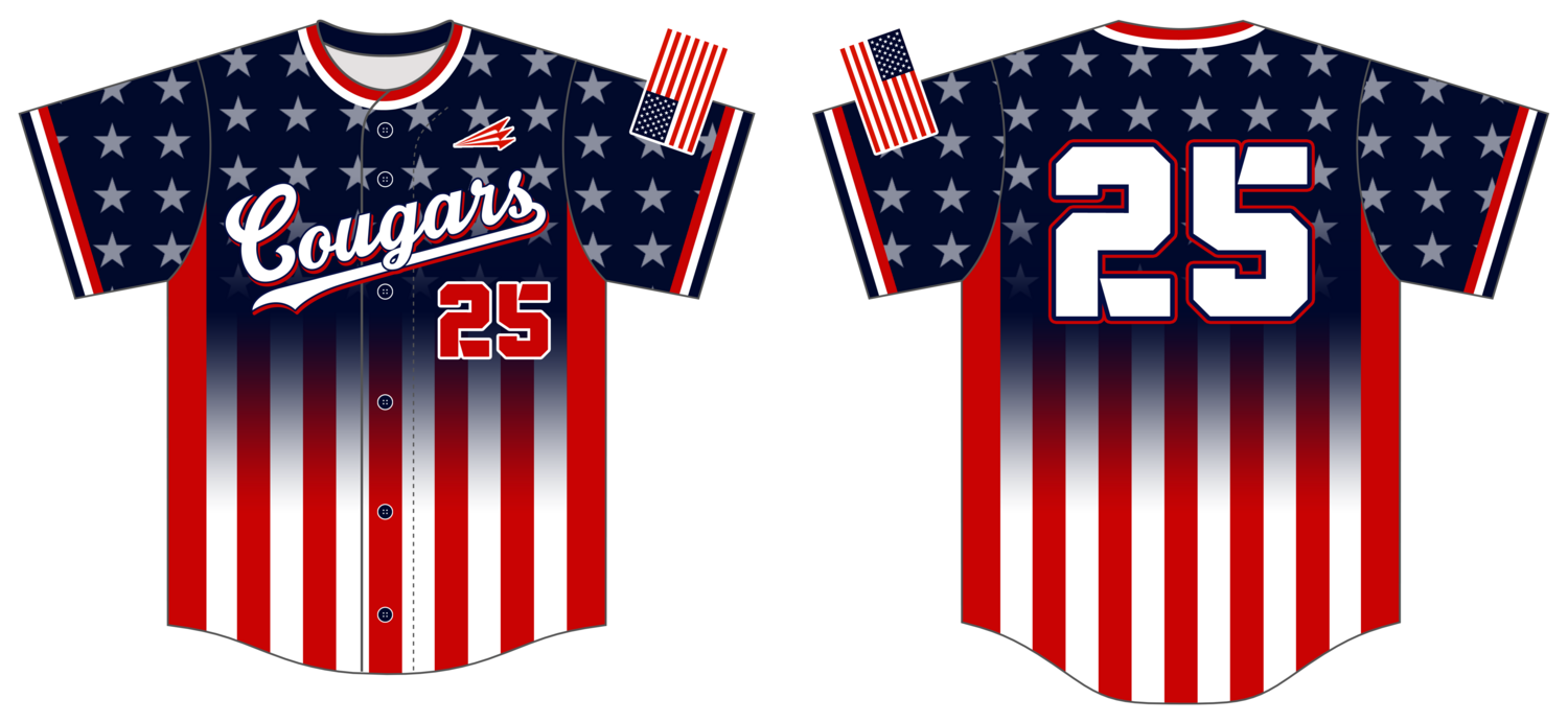 Upper Deck Cougars Custom Hexaflex Baseball Jersey #J20