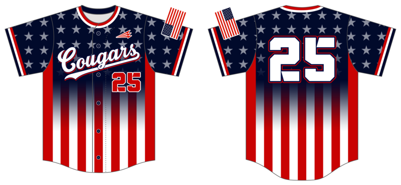 Upper Deck Cougars Custom Hexaflex Baseball Jersey #J20