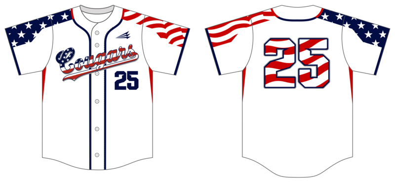 Upper Deck Cougars Custom Hexaflex Baseball Jersey #J18