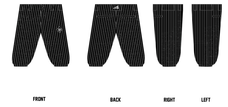 Upper Deck Cougars Stacheman Elite Custom Knicker Baseball Pants #BP16D