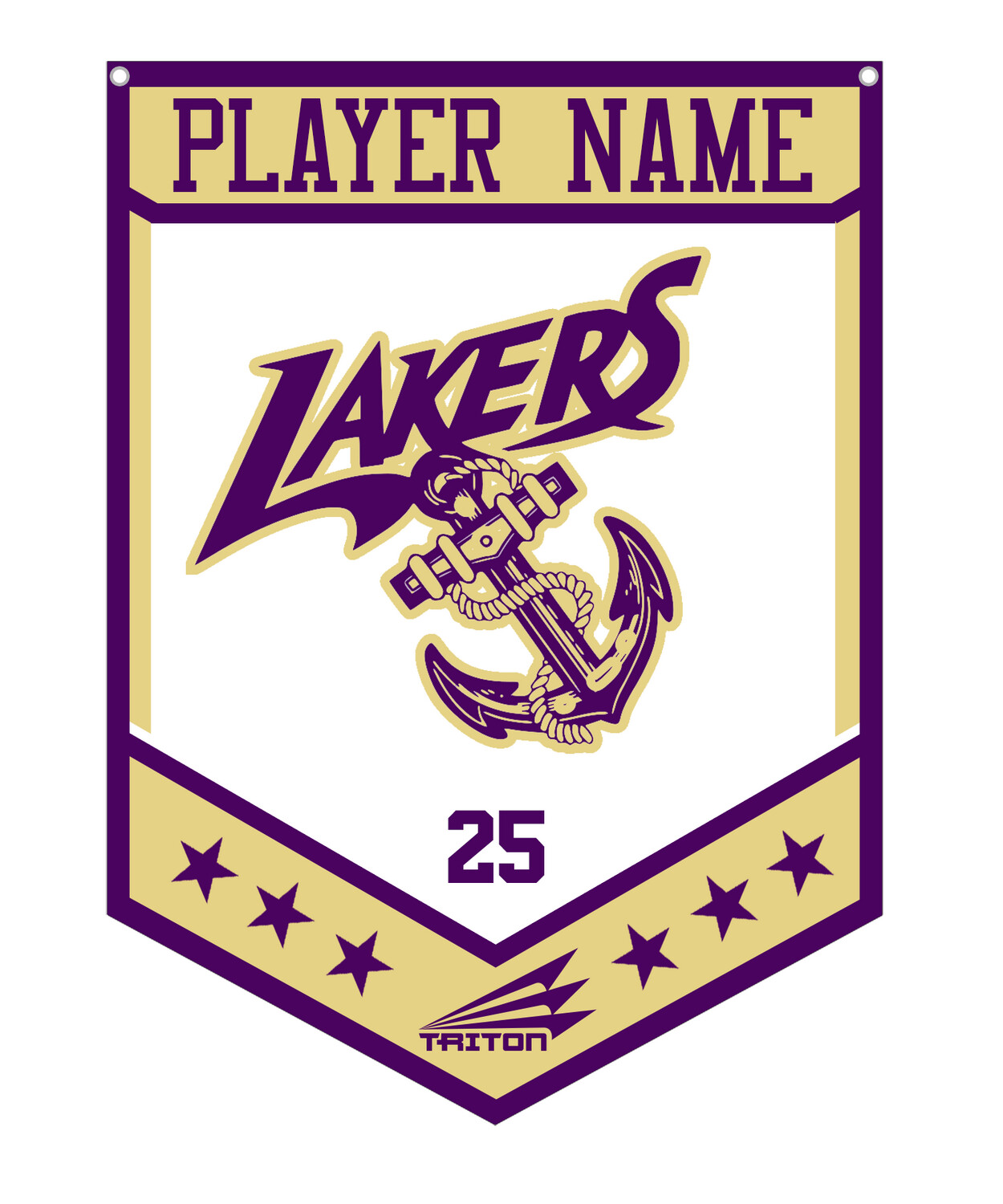 Millersports Lakers Custom Banner #CB1